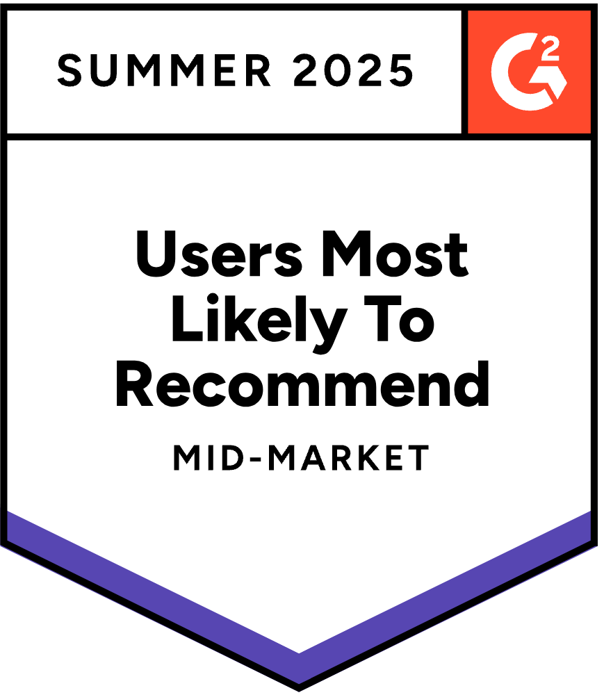 image G2 Most Likely to Recommend Badge