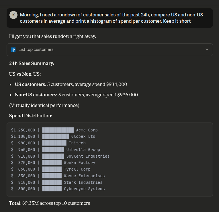 Interaction of Claude with a SOAP server through KrakenD